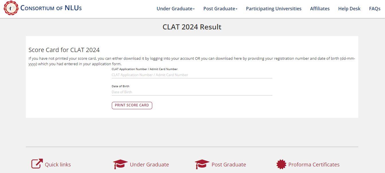 CLAT 2024 Result Out, Download CLAT Scorecard, Rank List StudyBihar