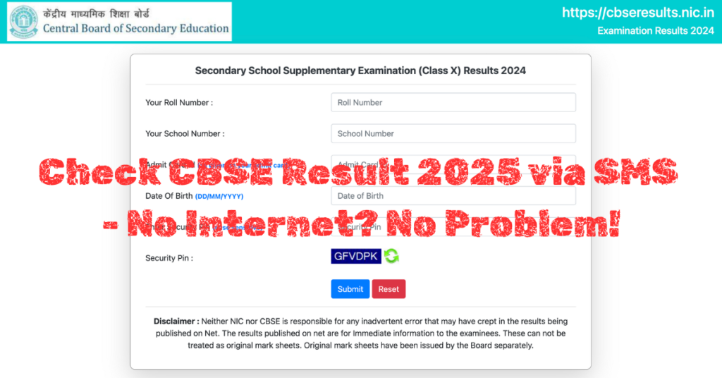 CBSE 2025 Class 10 and 12 Result Date